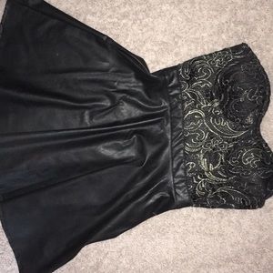 Little leather dress